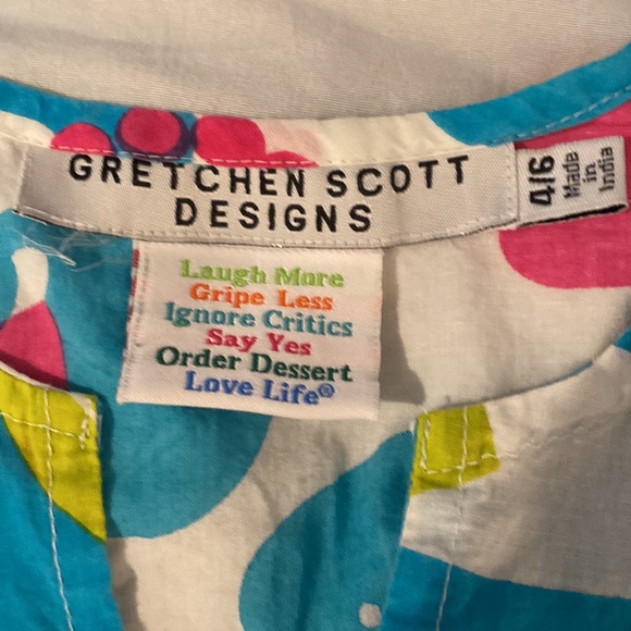 Gretchen Scoot Girls 4/6 Coverup - Picture 2 of 2